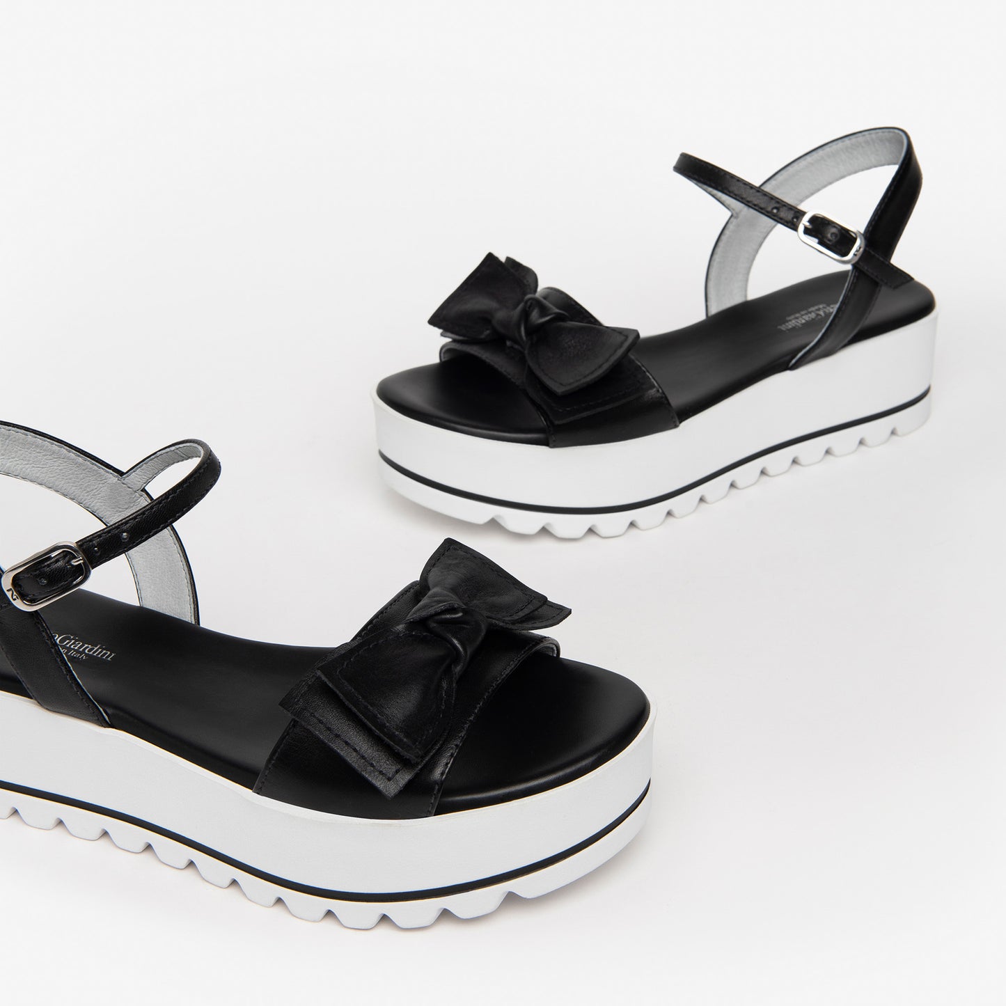 Schwarze Vence-Sandalen