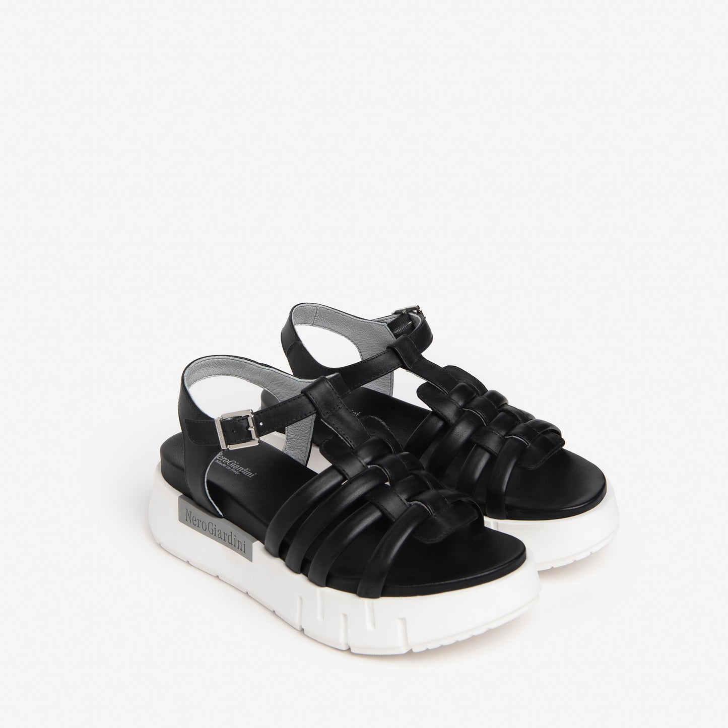 Schwarze Cabriès-Sandalen