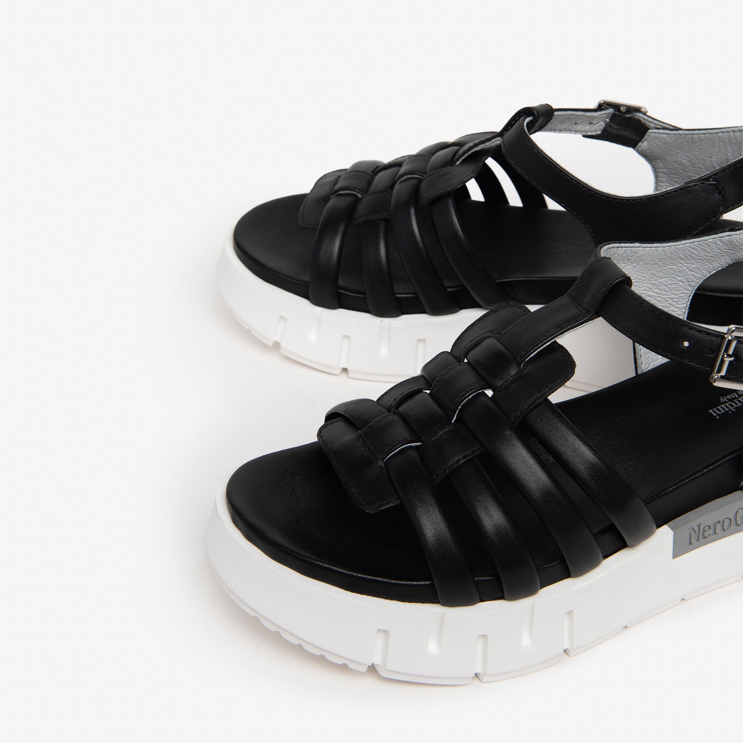 Schwarze Cabriès-Sandalen