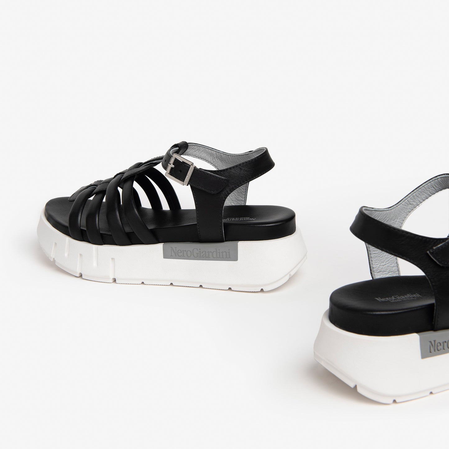 Schwarze Cabriès-Sandalen