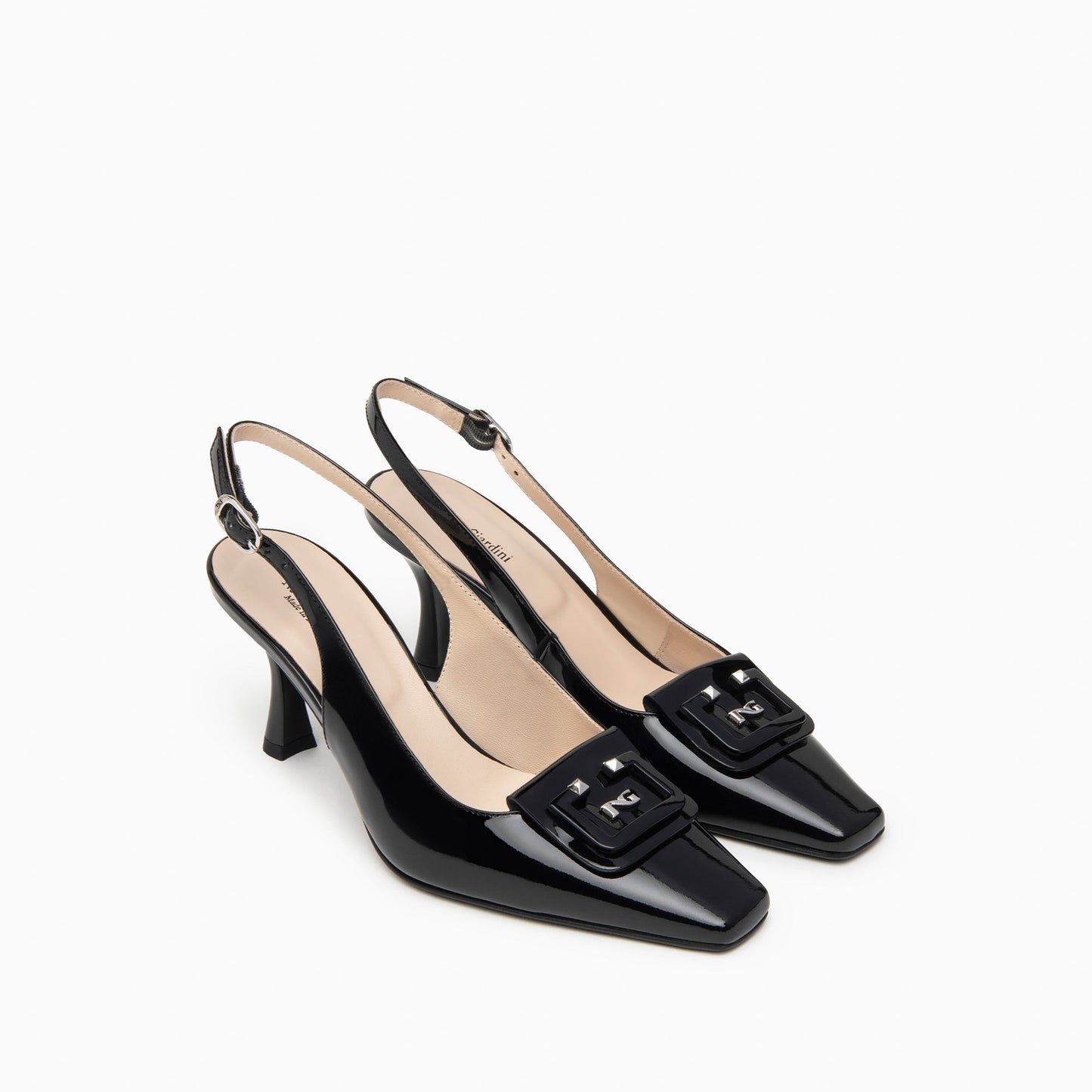 Schwarze Elvina-Pumps