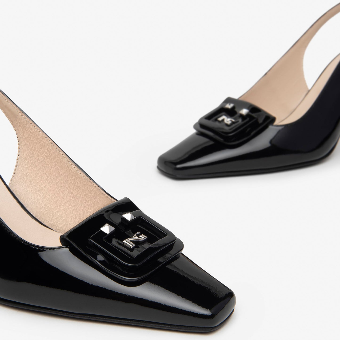Schwarze Elvina-Pumps