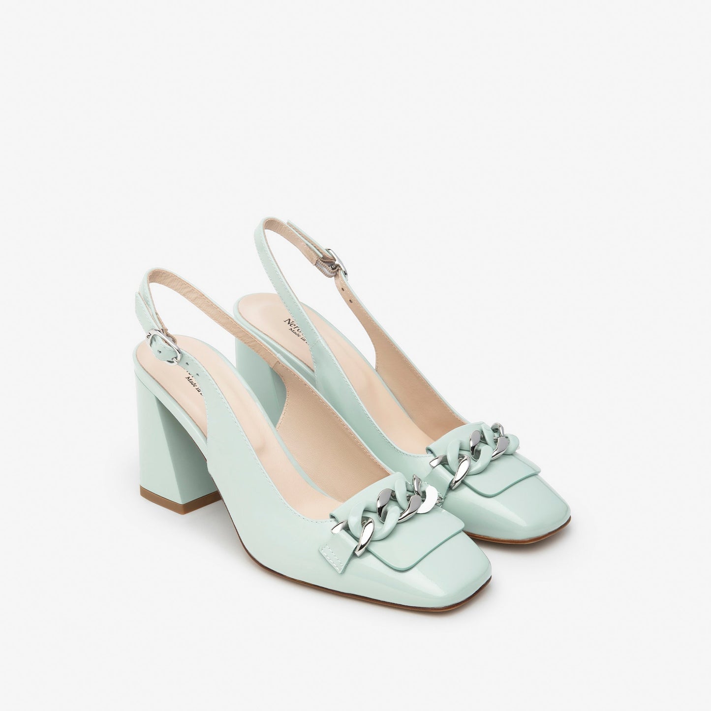 Melia turquoise pumps