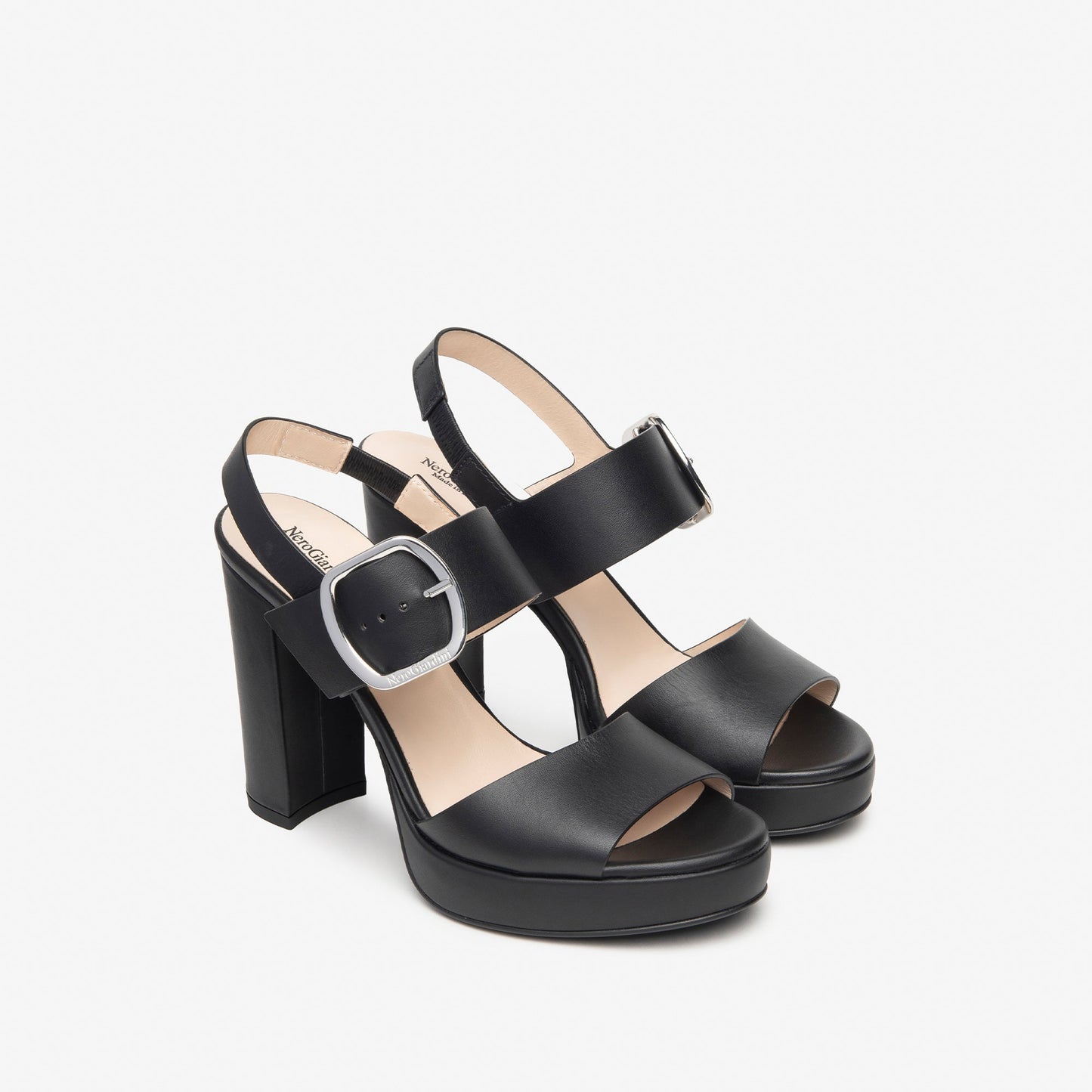 Zwarte Amalia-sandalen