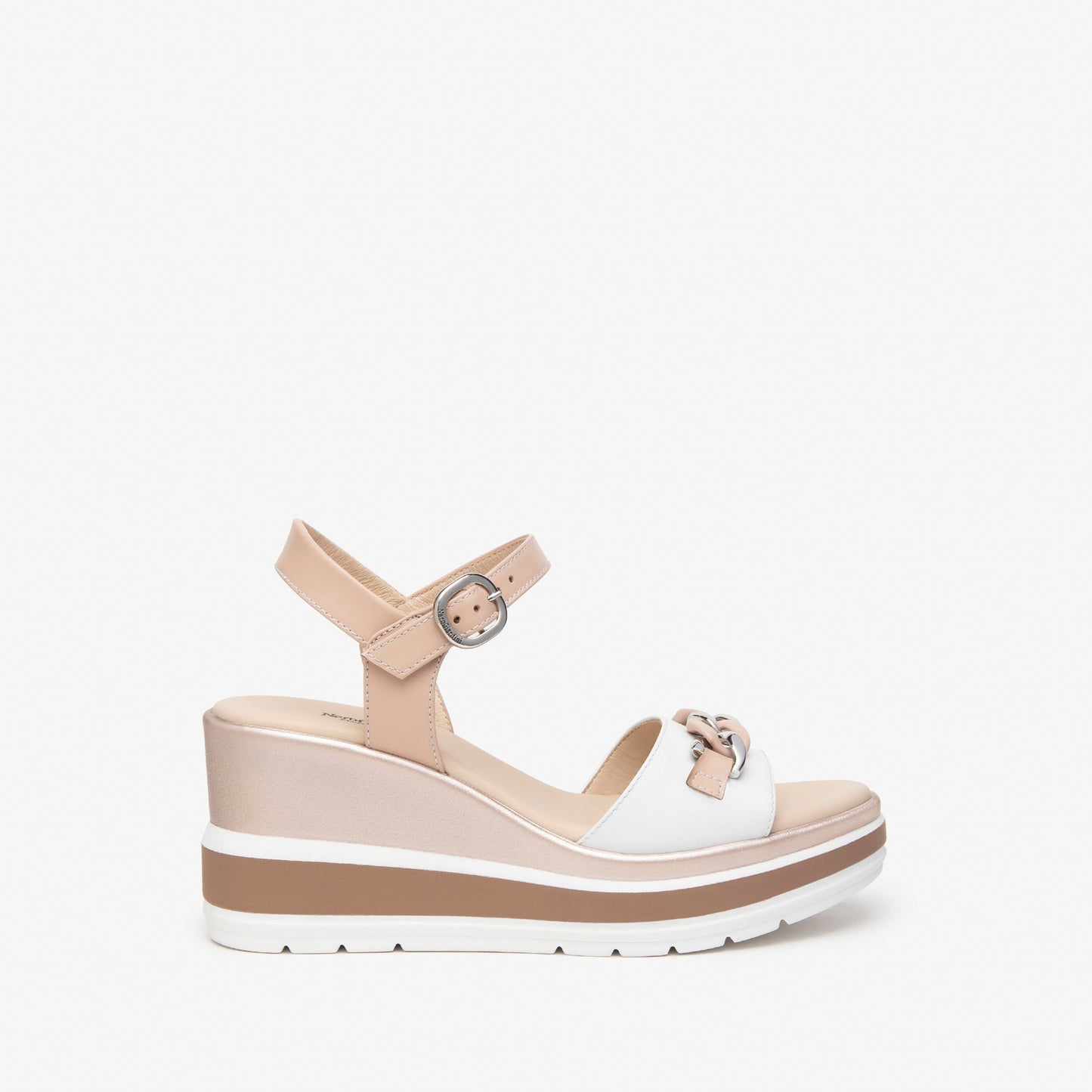 Weiße Aria-Sandalen