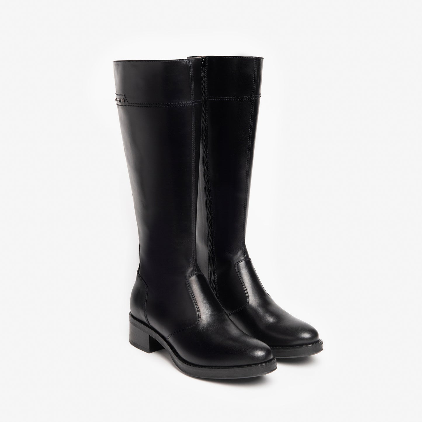 Schwarze Compton-Stiefel