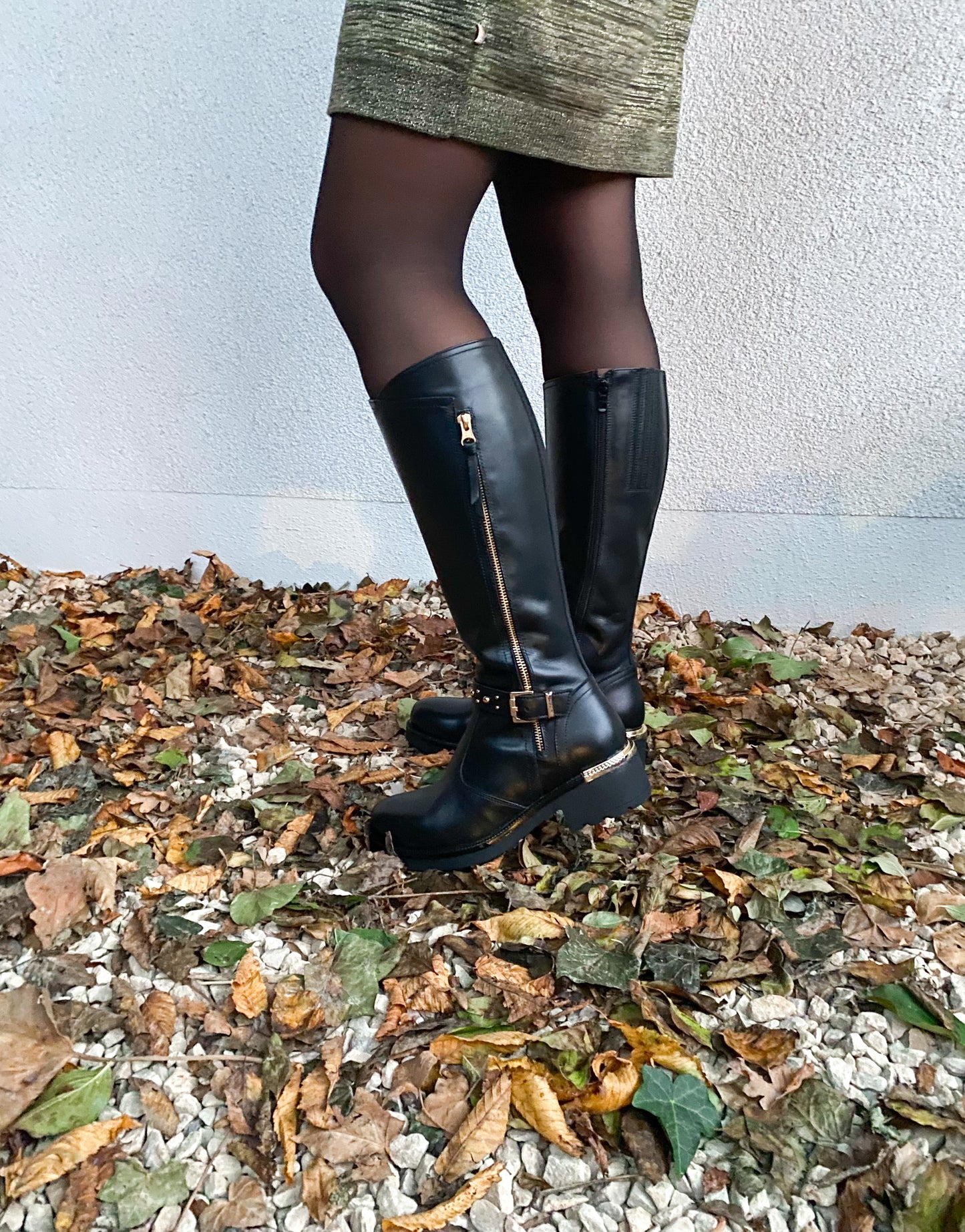 Schwarze Salerno-Stiefel