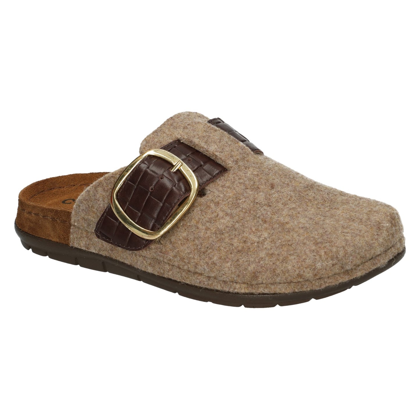Bruine Birk pantoffels