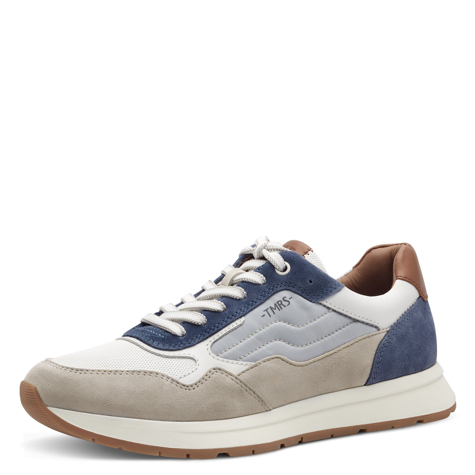 Baskets Matina Bleues Article 13614 Chaussures hommes tamaris Nouvelle Collection Printemps/été 2025 Chaussures Jeanmart Magasins Belgique Liege Grivegnée Ans Namur