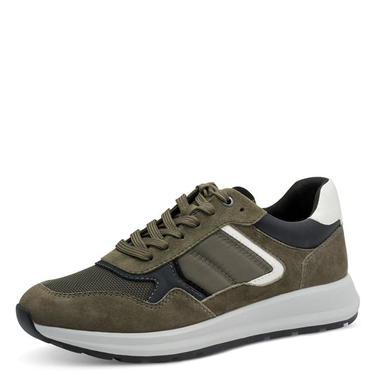 Baskets Nastved Kaki article 13615 Chaussures femmes tamaris Nouvelle Collection automne/hiver 2025 Chaussures Jeanmart Magasins Belgique Liege Grivegnée Ans Namur
