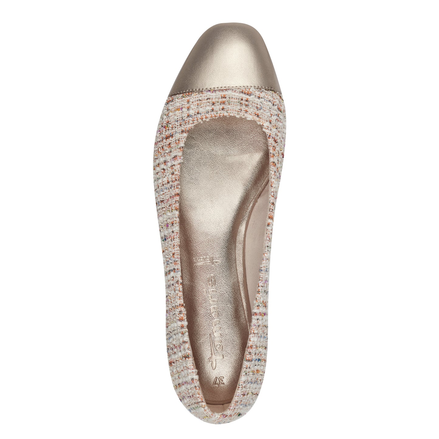 Romy beige ballerina's 