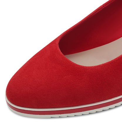 Rote Illéna Ballerinas