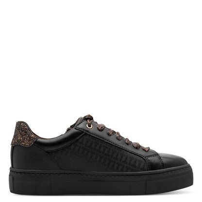 Schwarze Gucco-Turnschuhe