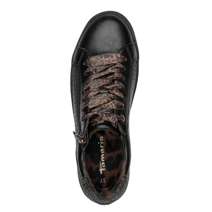 Schwarze Gucco-Turnschuhe