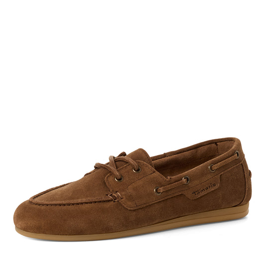 Mocassins Malpais Cognac article 23602 Chaussures femmes tamaris Nouvelle Collection automne/hiver 2025 Chaussures Jeanmart Magasins Belgique Liege Grivegnée Ans Namur