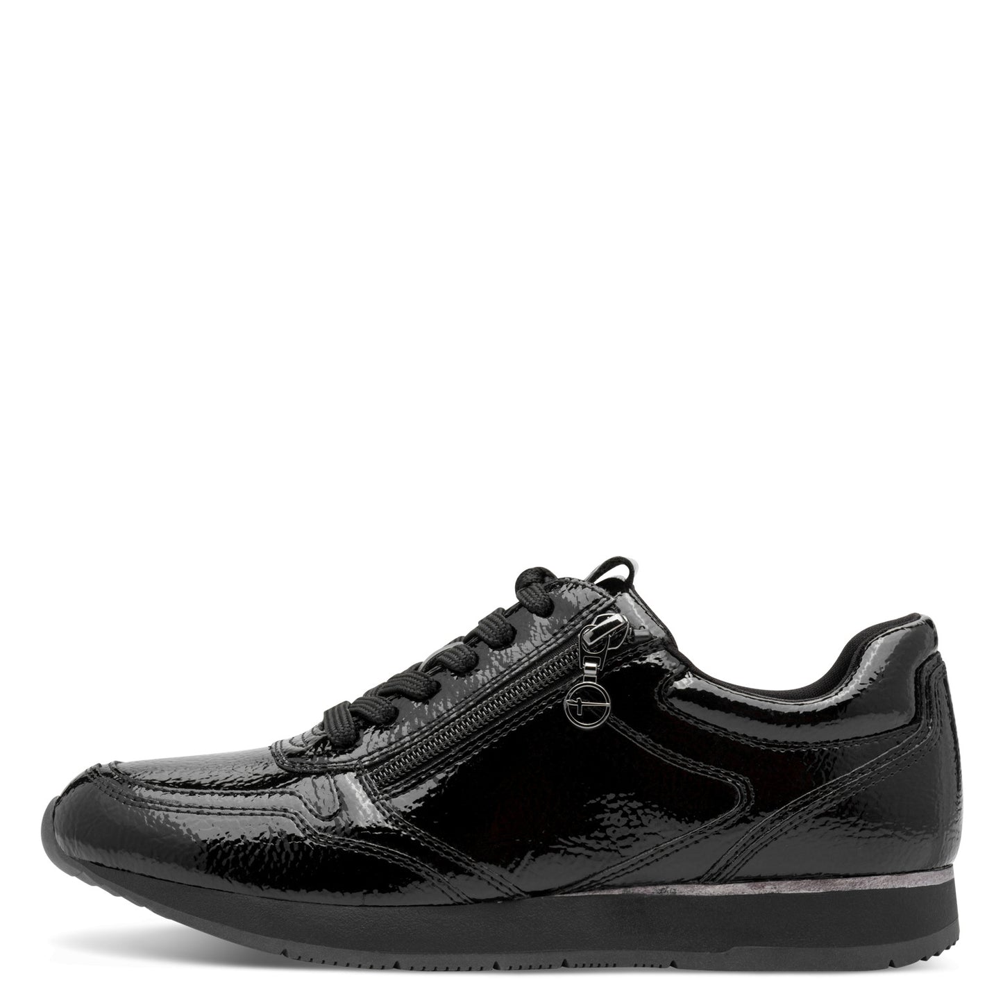 Zwarte lak Anchorage sneakers 