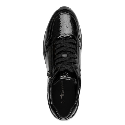 Zwarte lak Anchorage sneakers 