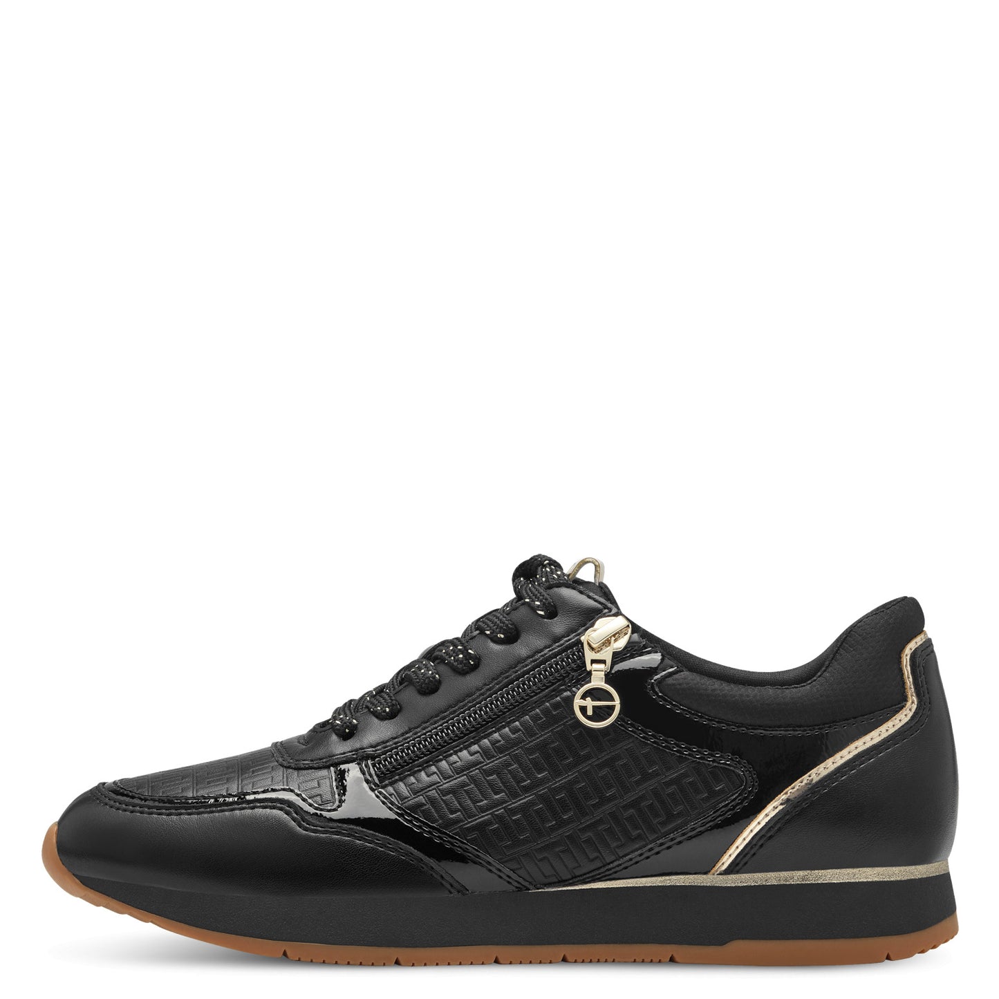 Gecombineerde zwarte Anchorage-sneakers