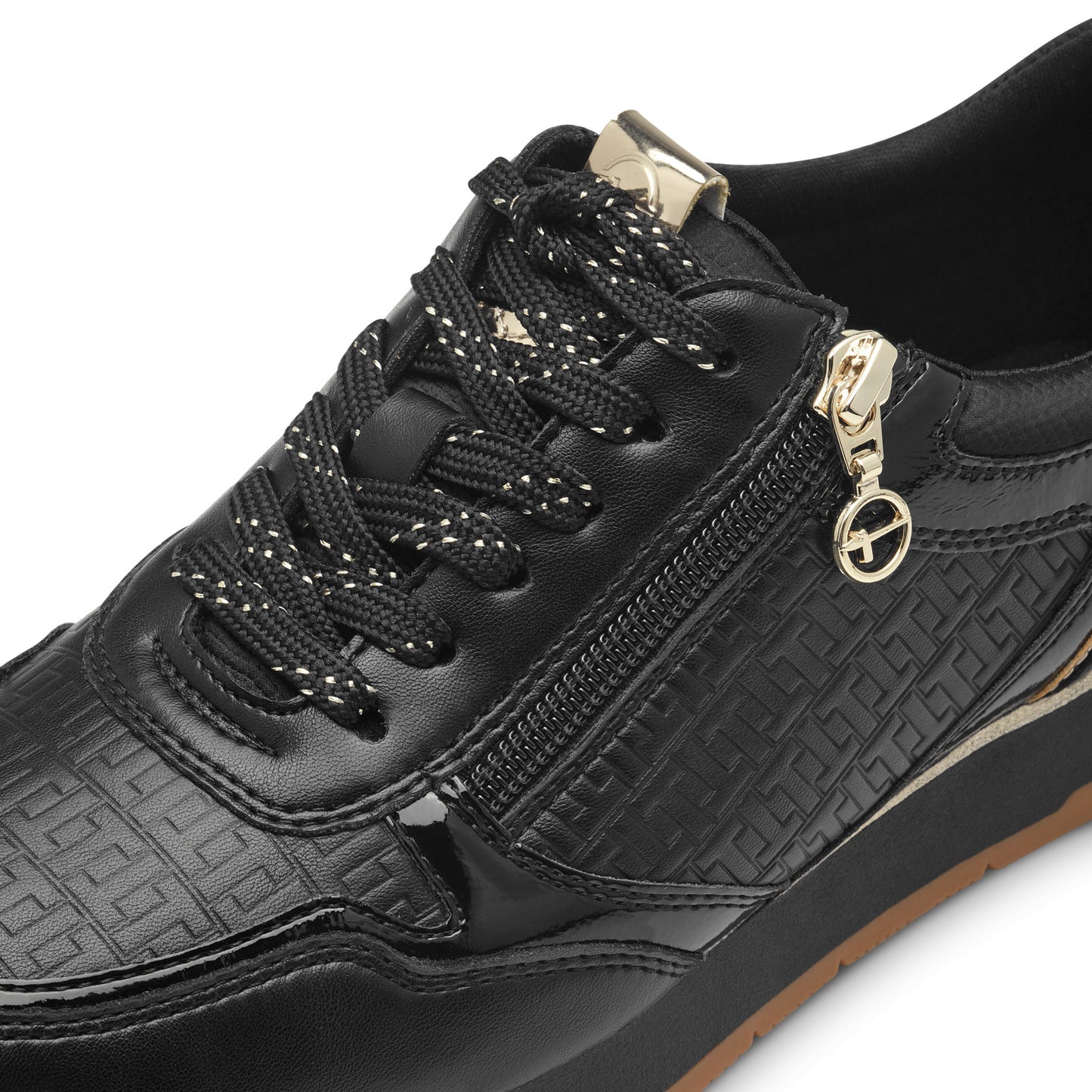 Gecombineerde zwarte Anchorage-sneakers
