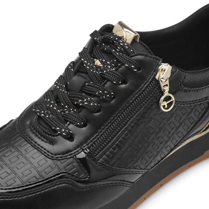 Gecombineerde zwarte Anchorage-sneakers
