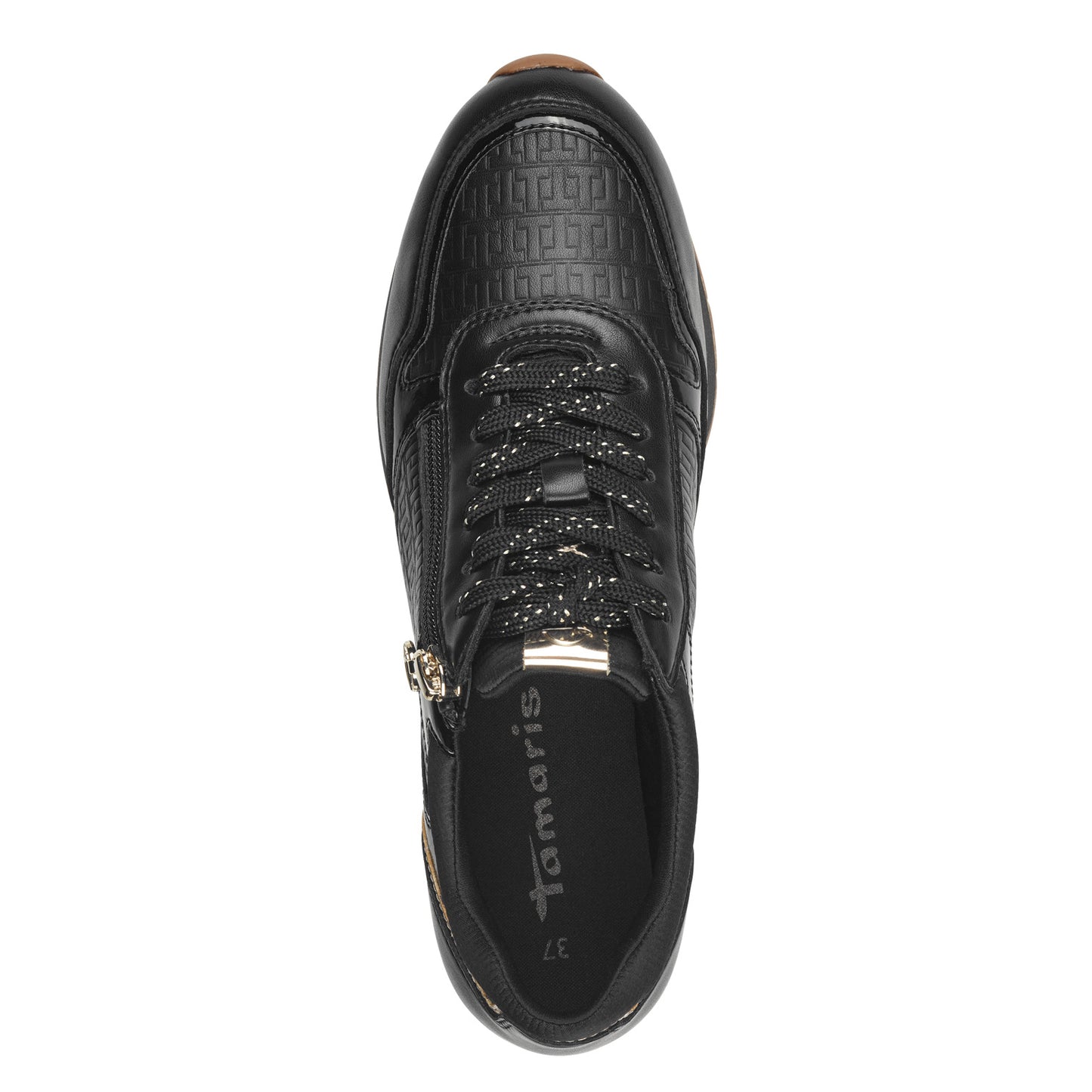 Gecombineerde zwarte Anchorage-sneakers