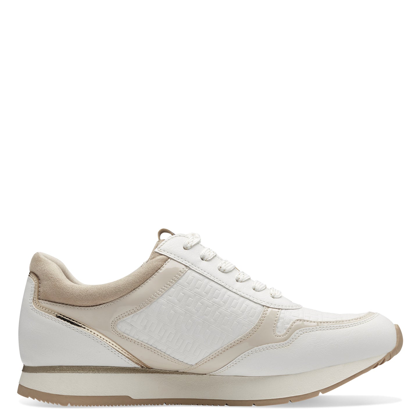Weiße kombinierte Anchorage-Sneaker