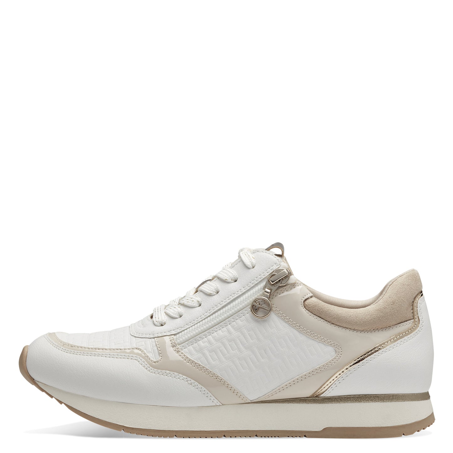 Weiße kombinierte Anchorage-Sneaker