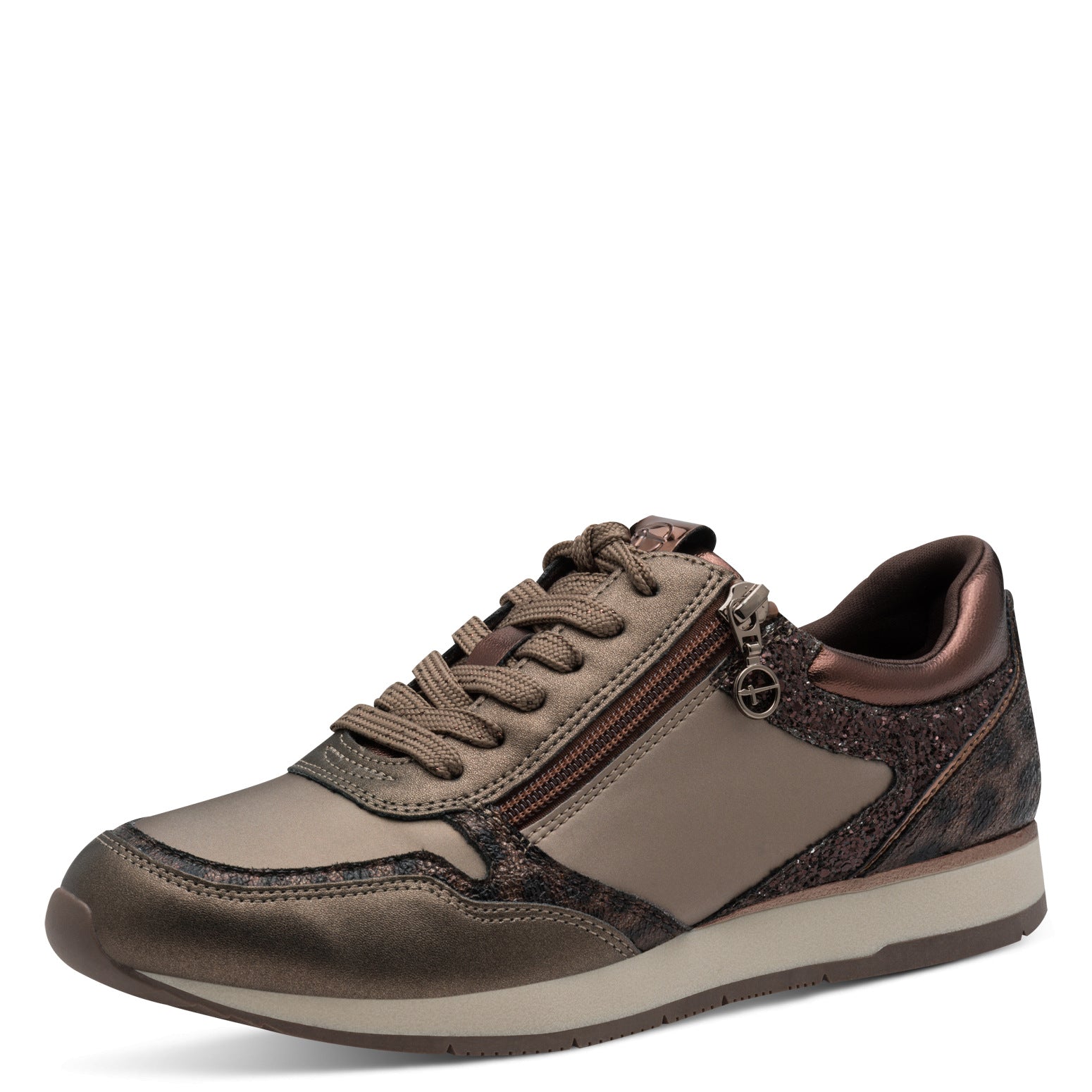 Baskets Anchorage Bronzes article 23603 Chaussures femmes tamaris Nouvelle Collection automne/hiver 2025 Chaussures Jeanmart Magasins Belgique Liege Grivegnée Ans Namur