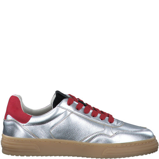 Silberne Dunk-Sneaker 
