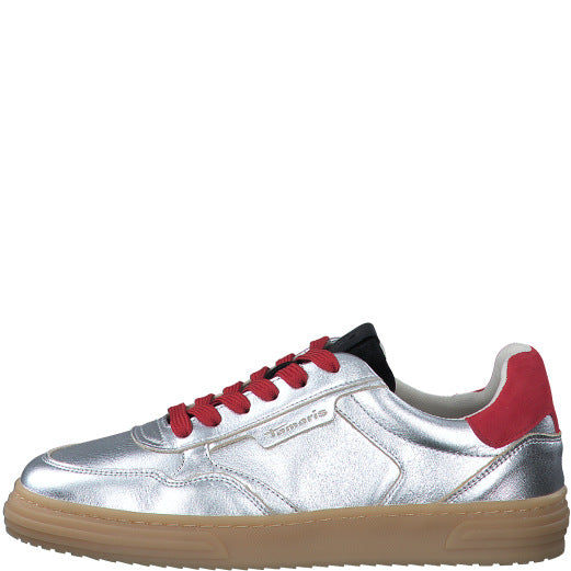 Silberne Dunk-Sneaker 