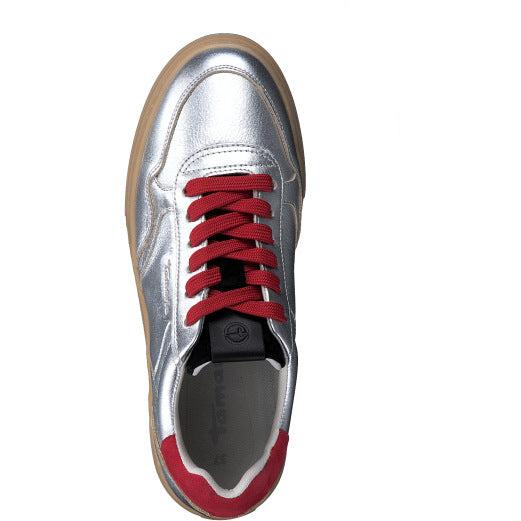Silberne Dunk-Sneaker 