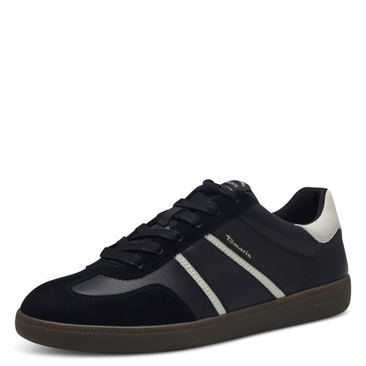 Baskets 23624 Noir Nouvelle collection automne hiver 2024 Marque Tamaris Chaussures femmes Magasin Jeanmart Grivegnée Ans Namur