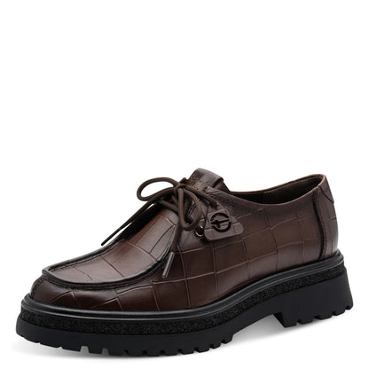 Molières Charly Brunes article 23627 Chaussures femmes marque Tamaris Nouvelle Collection automne/hiver 2026 Chaussures Jeanmart Magasins Belgique Liege Grivegnée Ans Namur Eupen