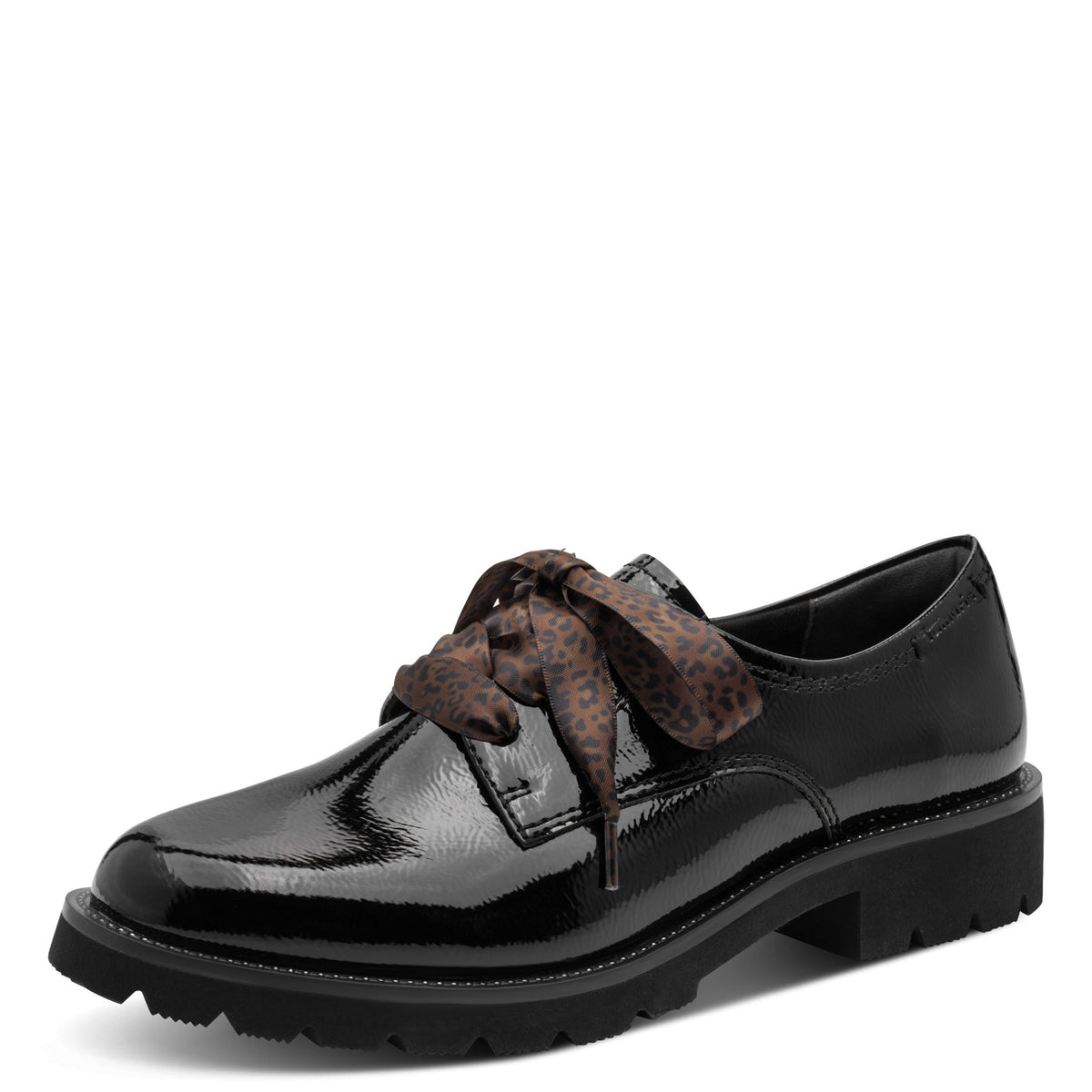 Molières Léop Noires article 23649 Chaussures femmes marque Tamaris Nouvelle Collection automne/hiver 2026 Chaussures Jeanmart Magasins Belgique Liege Grivegnée Ans Namur Eupen