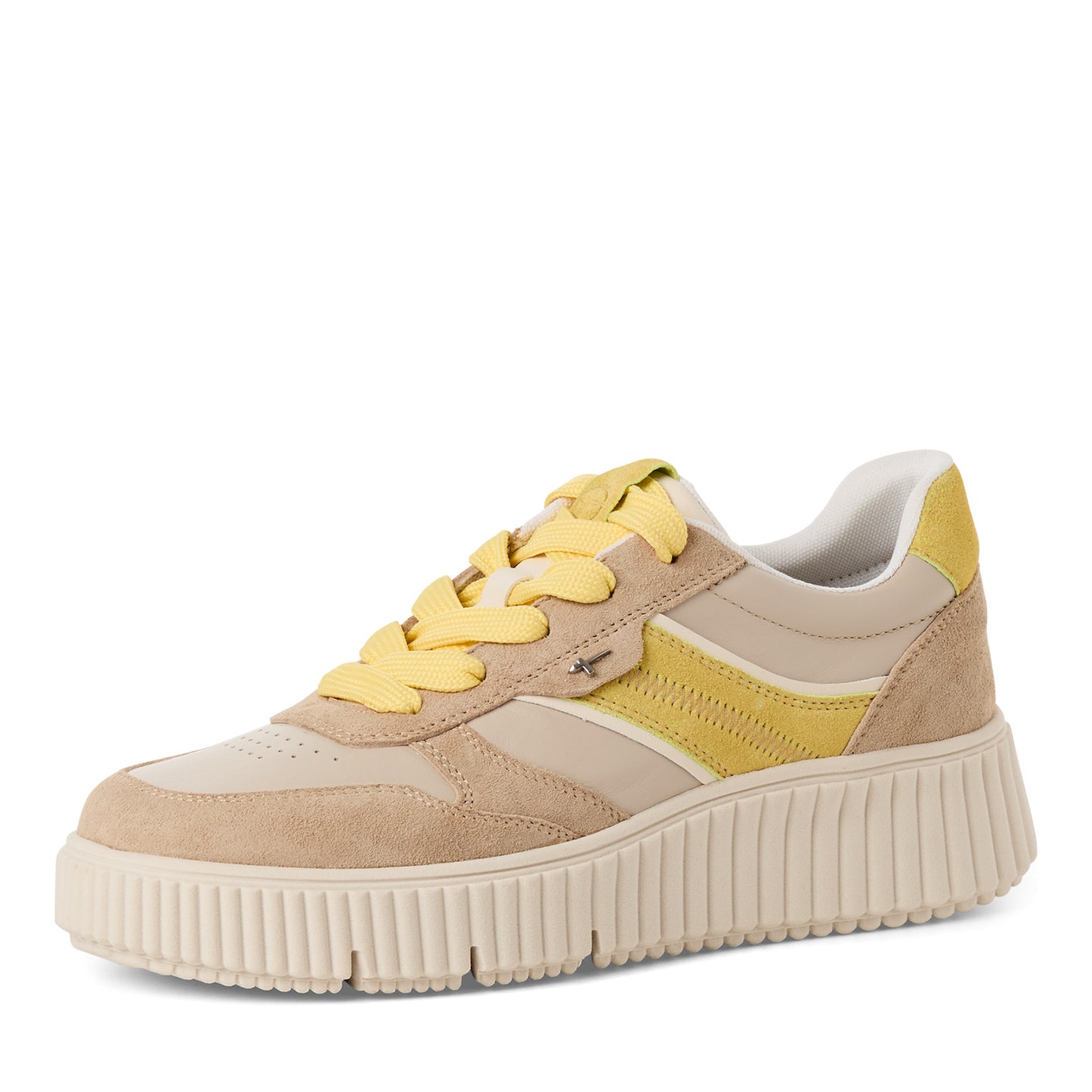 Baskets Volos Beiges article 23701 Article 22305 Chaussures femmes marque tamaris Nouvelle Collection Printemps/été 2026 Chaussures Jeanmart Magasins Belgique Liege Grivegnée Ans Namur Eupen