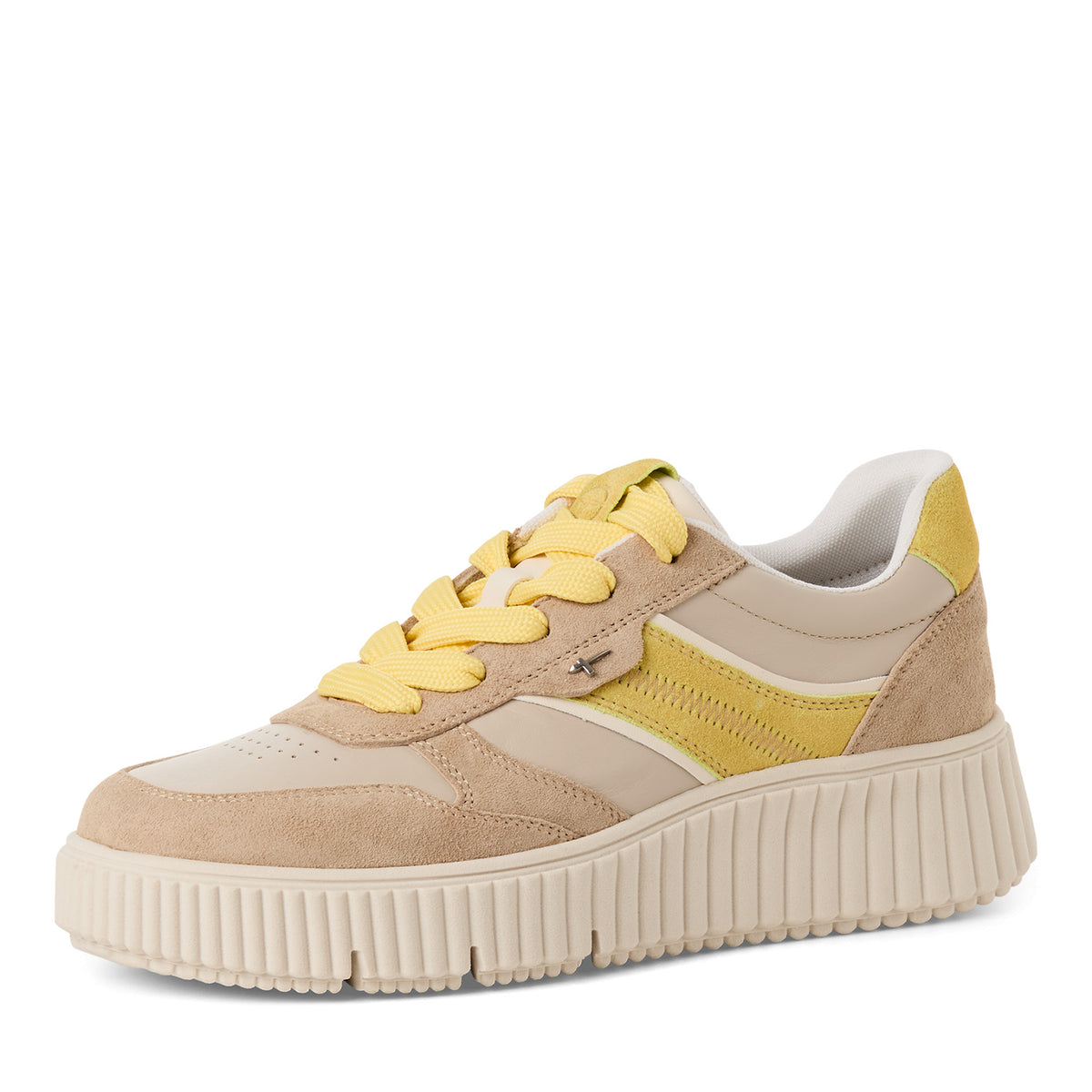Baskets Volos Beiges article 23701 Article 22305 Chaussures femmes marque tamaris Nouvelle Collection Printemps/été 2026 Chaussures Jeanmart Magasins Belgique Liege Grivegnée Ans Namur Eupen
