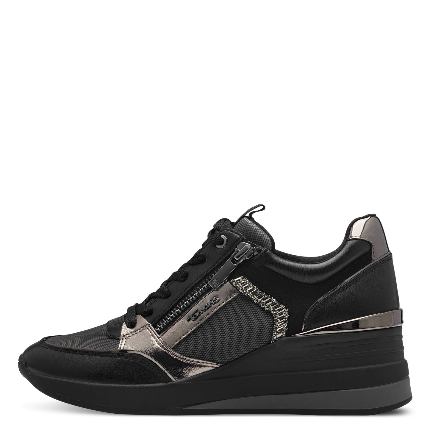 Dunkelschwarze Arlington Sneakers