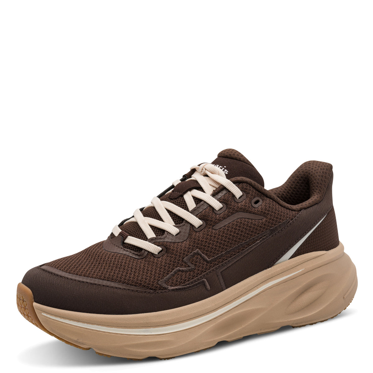 Baskets Ama Brunes article 23705 Chaussures femmes marque Tamaris Nouvelle Collection automne/hiver 2026 Chaussures Jeanmart Magasins Belgique Liège Grivegnée Ans Namur Eupen