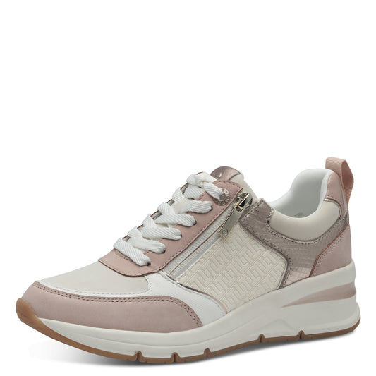 Baskets Charlie Roses Article 23721 Marque Tamaris Chaussures Femmes Magasin Belgique Liège Grivegnée Ans Namur Eupen Nouvelle Collection Printemps été 2025