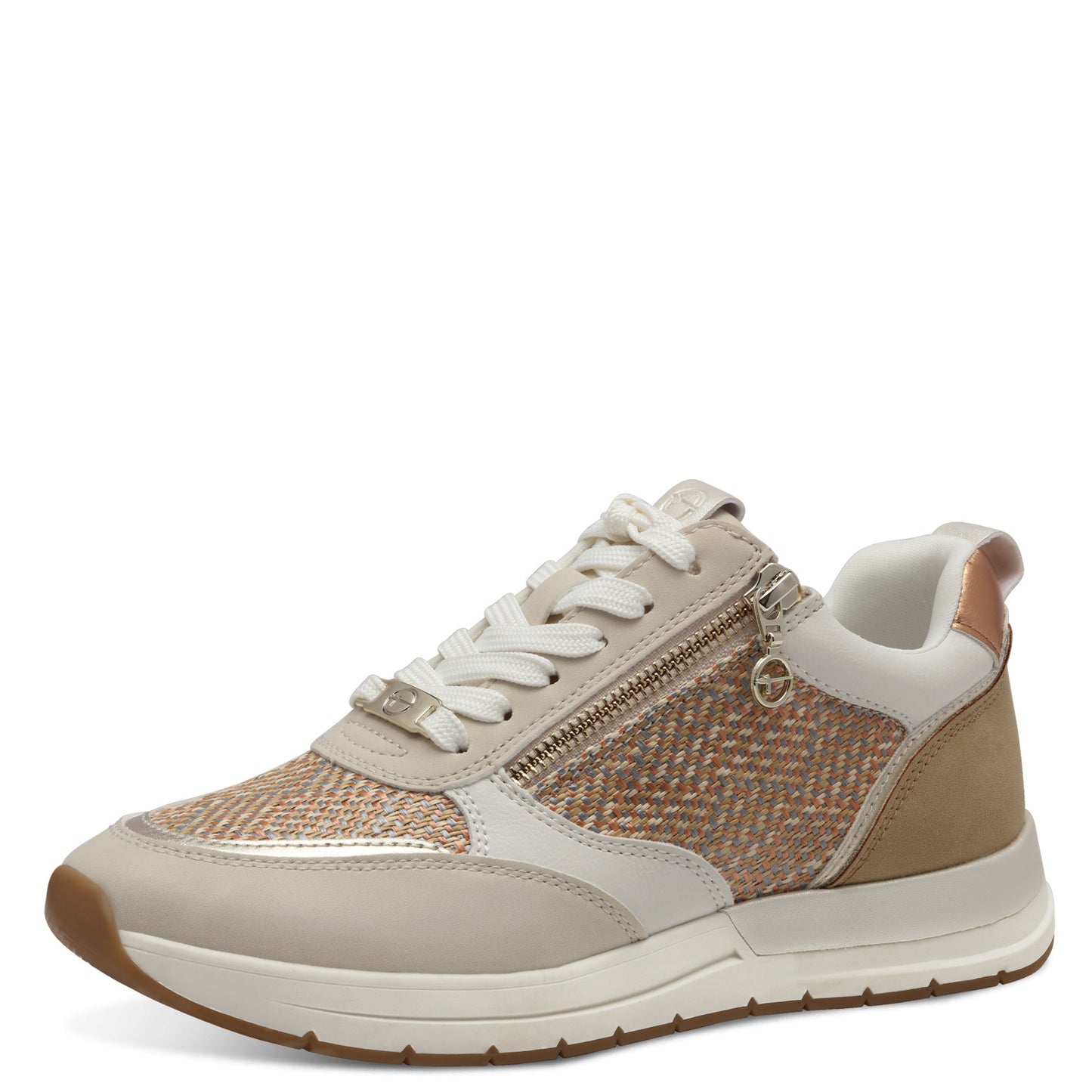 Baskets Gypso Beiges Article 23732 Marque Tamaris Chaussures Femmes Magasin Belgique Liège Grivegnée Ans Namur Eupen Nouvelle Collection Printemps été 2025