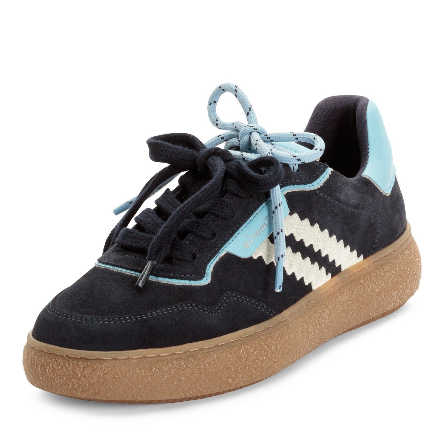 Baskets Kiruna Bleues article 23733 Chaussures femmes tamaris Nouvelle Collection automne/hiver 2025 Chaussures Jeanmart Magasins Belgique Liege Grivegnée Ans Namur