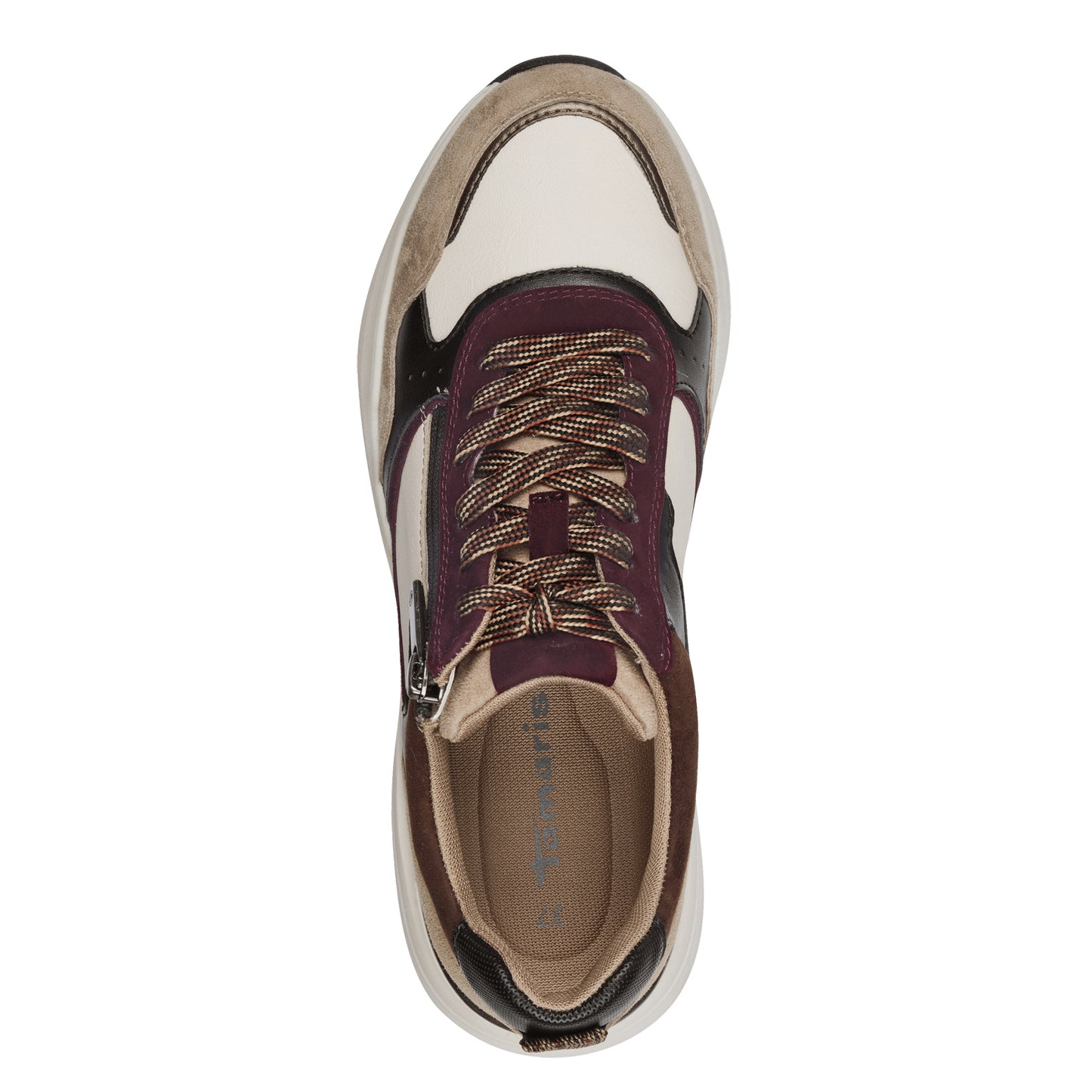 Sophie Taupefarbene Sneaker