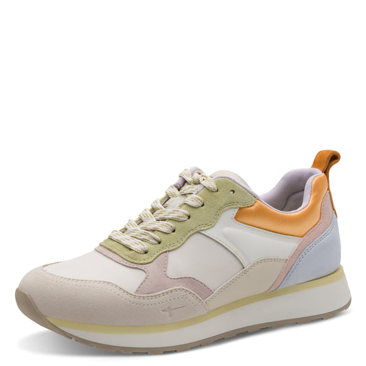 Baskets Vasteras Beiges Article 23741 Chaussures femmes marque tamaris Nouvelle Collection Printemps/été 2026 Chaussures Jeanmart Magasins Belgique Liege Grivegnée Ans Namur Eupen