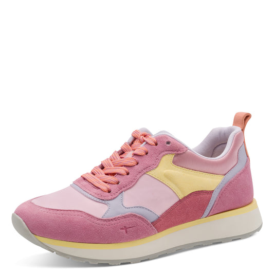 Baskets Vasteras Roses Article 23741 Chaussures femmes marque tamaris Nouvelle Collection Printemps/été 2026 Chaussures Jeanmart Magasins Belgique Liege Grivegnée Ans Namur Eupen