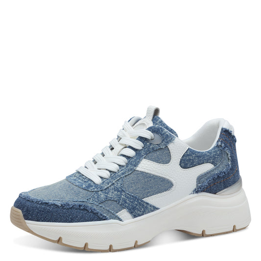 Baskets Ulloa Bleues Article 123749 Marque Tamaris Chaussures Femmes Magasin Belgique Liège Grivegnée Ans Namur Eupen Nouvelle Collection Printemps été 2025