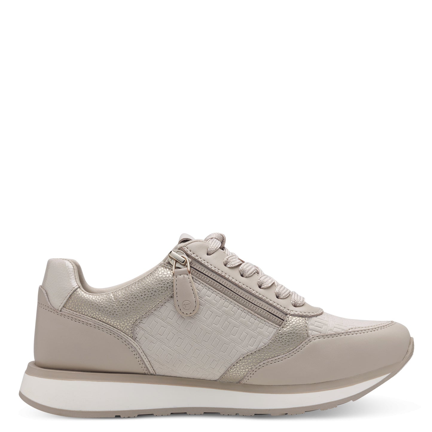 Beigefarbene Zoé-Sneaker 