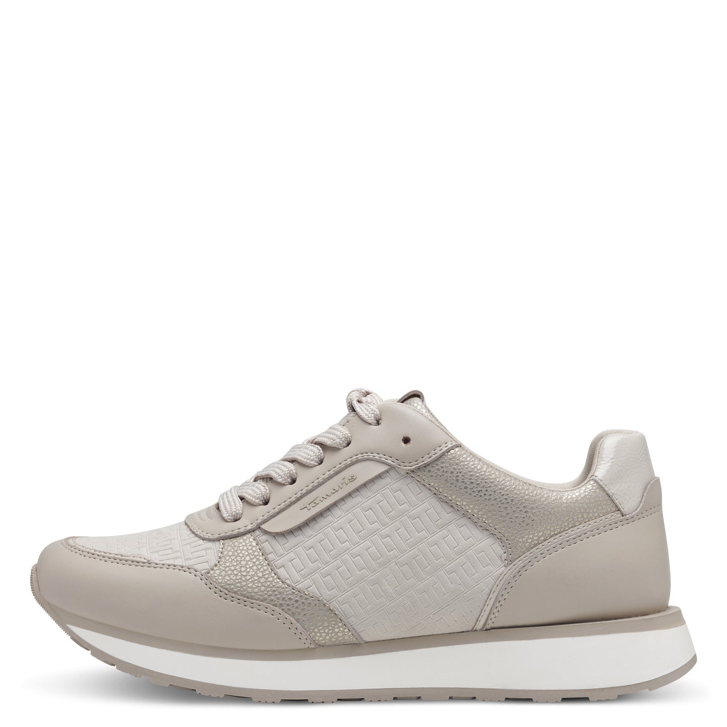 Beigefarbene Zoé-Sneaker 
