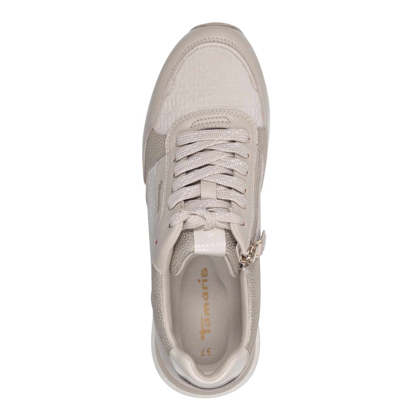 Beigefarbene Zoé-Sneaker 