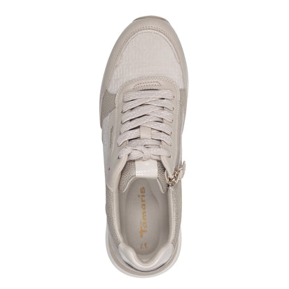 Beigefarbene Zoé-Sneaker 