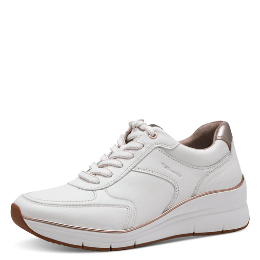 Baskets Tirrasses Blanches Article 23764 Marque Tamaris Chaussures Femmes Magasin Belgique Liège Grivegnée Ans Namur Eupen Nouvelle Collection Printemps été 2025